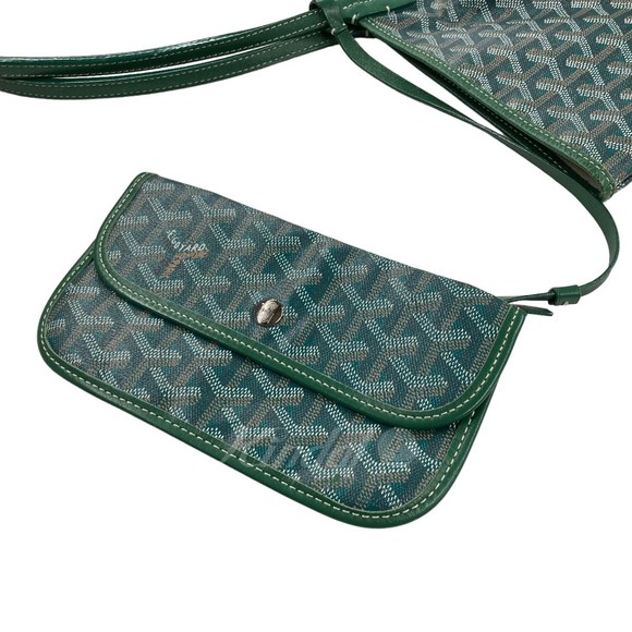 Goyard Saint-Louis GM All-Over Pattern Tote Bag Green - Picture 4 of 8